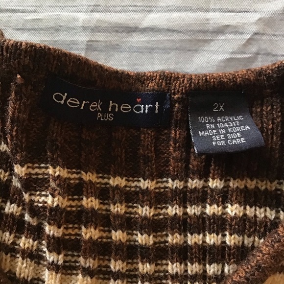 ✅2x Host Pick✅ Derek Heart Sweater, Size 2X - Picture 5 of 6